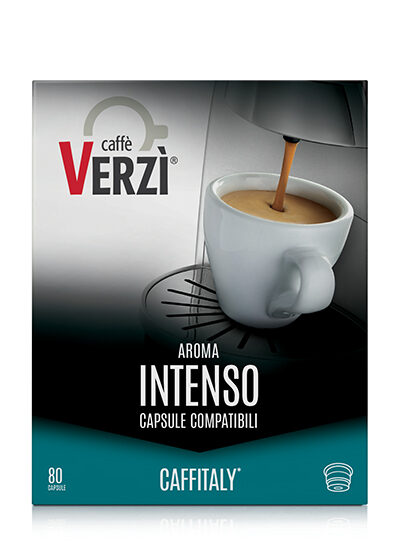 80 Capsule compatibili CAFFITALY* Caffè Verzì aroma RICCO