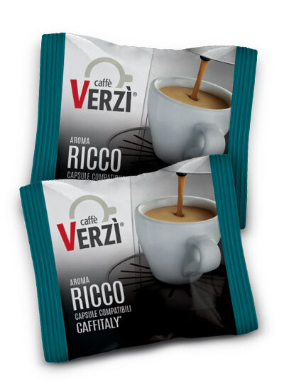 80 Capsule Caffè Verzì Ricco Compatibili Caffitaly - La Brasiliana